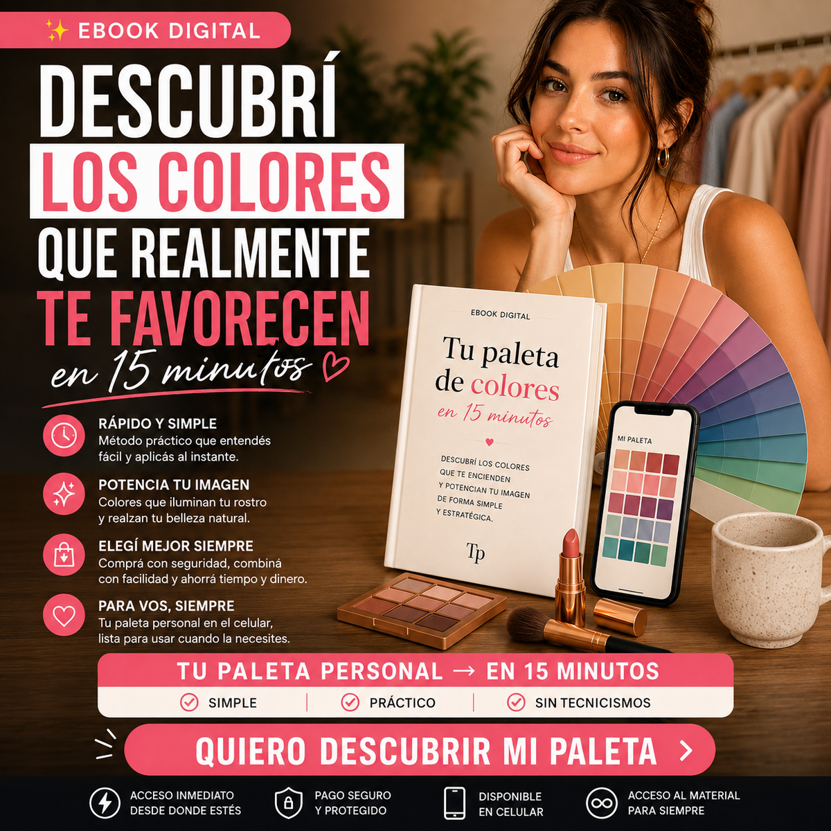 TU PALETA DE COLORES EN 15 MINUTOS+4 BONOS: GANÁ INGRESOS EXTRAS CON ESTE SISTEMA SENCILLO